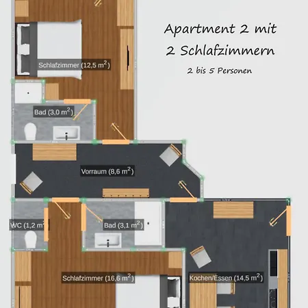 Appartement Berghof Steinbock *